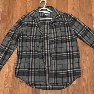 UO Oversized Button Down Flannel